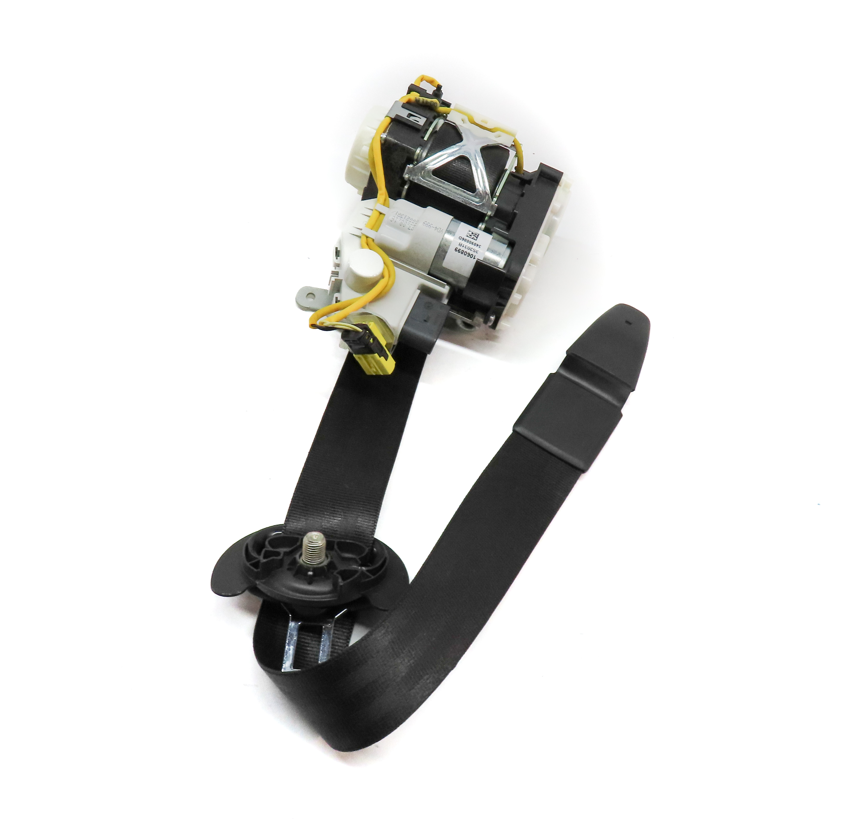 2017 AUDI A6 (C7 4G) FRONT RIGHT PASSENGER SEAT SEATBELT RETRACTOR (BLACK) — exact item pictured